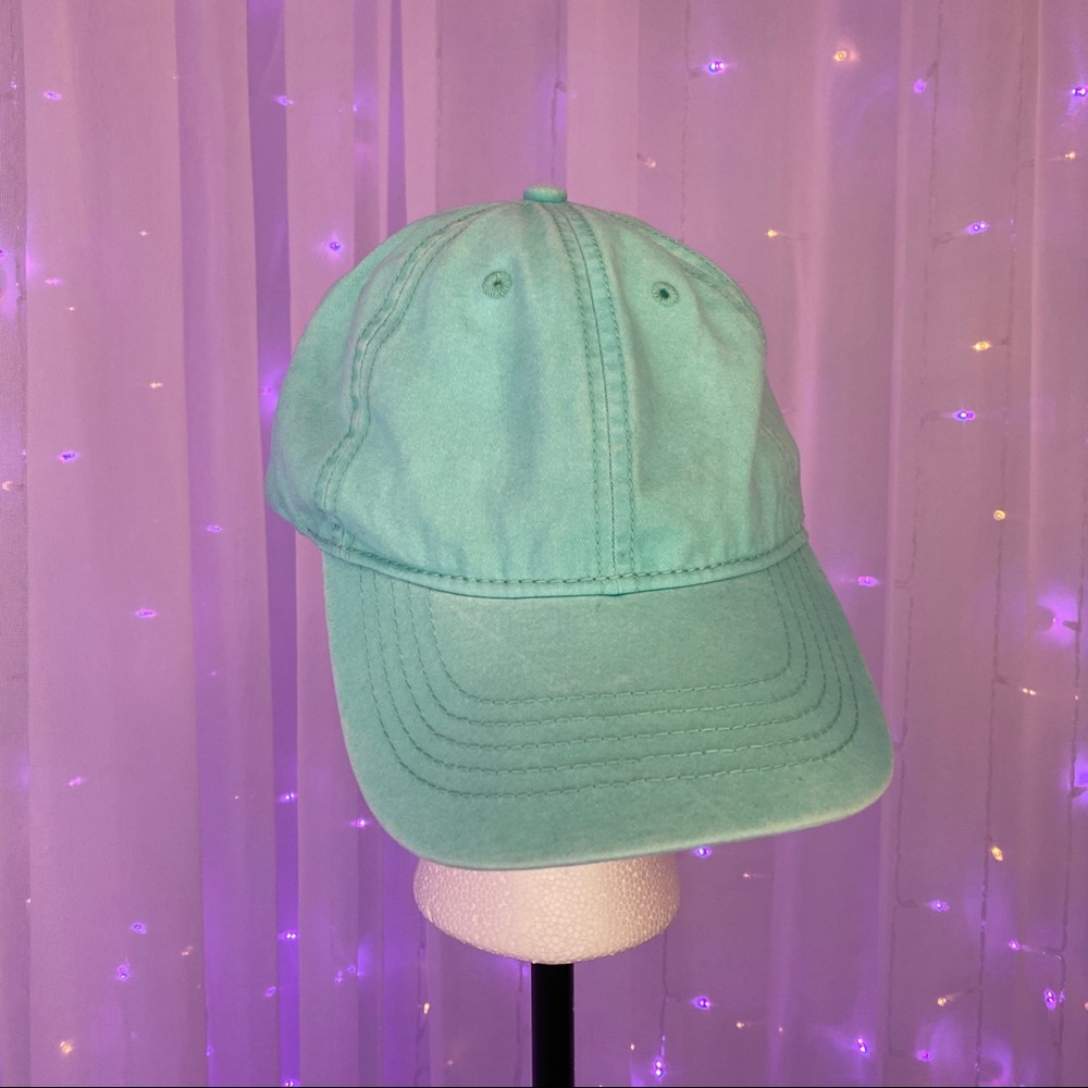 Turquoise baseball hat - Picture 2 of 2